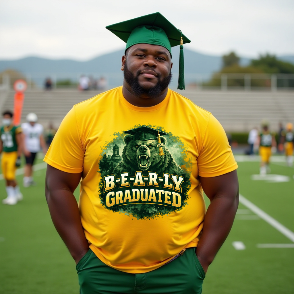 Bear-Ly Graduated Gold T-Shirt – Class of 2026